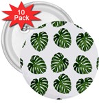 Leaf Pattern Seamless Background 3  Buttons (10 pack)  Front