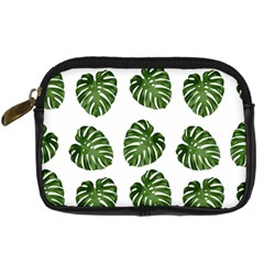 Leaf Pattern Seamless Background Digital Camera Cases by BangZart