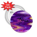 Purple And Yellow Zig Zag 2.25  Buttons (100 pack)  Front