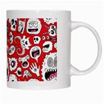 Another Monster Pattern White Mugs Right