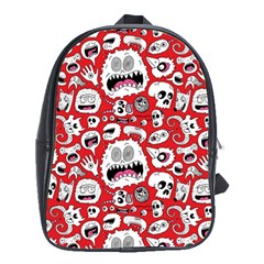 Another Monster Pattern School Bags (xl) 