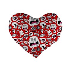 Another Monster Pattern Standard 16  Premium Heart Shape Cushions