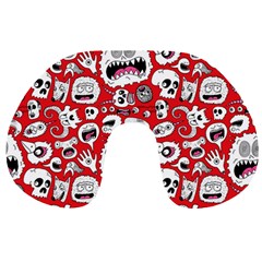 Another Monster Pattern Travel Neck Pillows