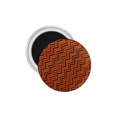 Brown Zig Zag Background 1 75  Magnets by BangZart