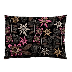 Flower Art Pattern Pillow Case (two Sides) by BangZart