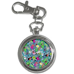 Monster Party Pattern Key Chain Watches