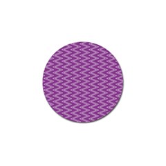 Zig Zag Background Purple Golf Ball Marker (10 Pack) by BangZart