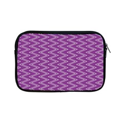 Zig Zag Background Purple Apple Ipad Mini Zipper Cases