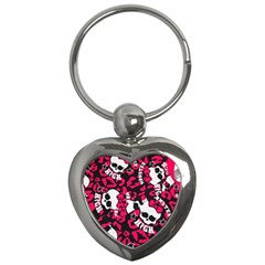 Mattel Monster Pattern Key Chains (heart)  by BangZart