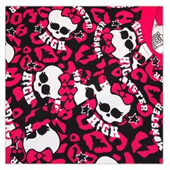 Mattel Monster Pattern Large Satin Scarf (square)