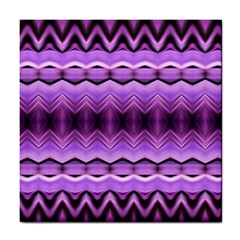 Purple Pink Zig Zag Pattern Tile Coasters by BangZart