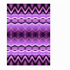 Purple Pink Zig Zag Pattern Large Garden Flag (two Sides) by BangZart