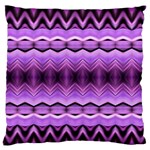 Purple Pink Zig Zag Pattern Standard Flano Cushion Case (Two Sides) Back