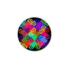 3d Fsm Tessellation Pattern Golf Ball Marker (10 Pack) by BangZart