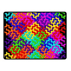 3d Fsm Tessellation Pattern Fleece Blanket (small) by BangZart