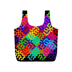 3d Fsm Tessellation Pattern Full Print Recycle Bags (s) 