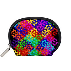 3d Fsm Tessellation Pattern Accessory Pouches (small) 