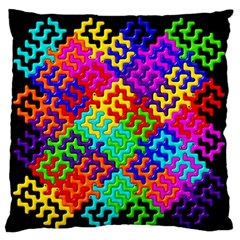 3d Fsm Tessellation Pattern Standard Flano Cushion Case (one Side)