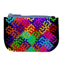 3d Fsm Tessellation Pattern Large Coin Purse by BangZart