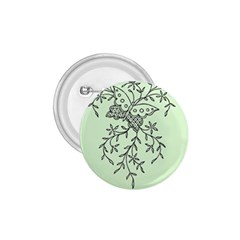 Illustration Of Butterflies And Flowers Ornament On Green Background 1 75  Buttons