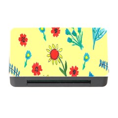 Flowers Fabric Design Memory Card Reader With Cf by BangZart