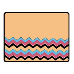 Chevrons Patterns Colorful Stripes Double Sided Fleece Blanket (small) 