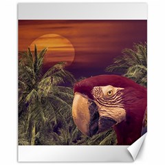 Tropical Style Collage Design Poster Canvas 11  X 14   by dflcprints