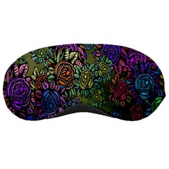 Grunge Rose Background Pattern Sleeping Masks by BangZart