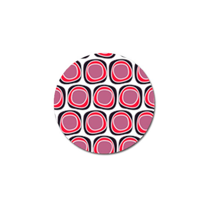 Wheel Stones Pink Pattern Abstract Background Golf Ball Marker