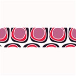 Wheel Stones Pink Pattern Abstract Background Large Bar Mats 32 x8.5  Bar Mat