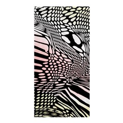 Abstract Fauna Pattern When Zebra And Giraffe Melt Together Shower Curtain 36  X 72  (stall)  by BangZart