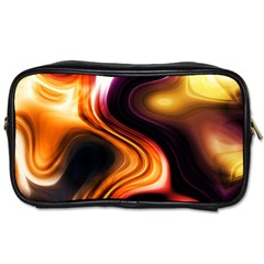 Colourful Abstract Background Design Toiletries Bags by BangZart