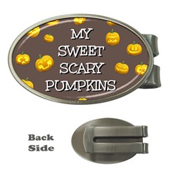 Hallowen My Sweet Scary Pumkins Money Clips (oval)  by BangZart