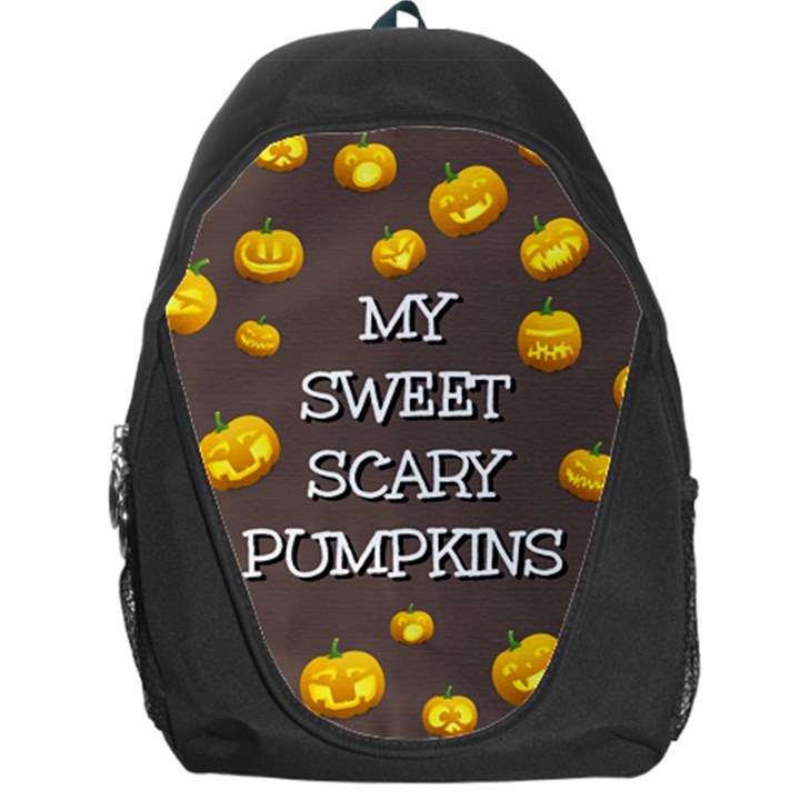 Hallowen My Sweet Scary Pumkins Backpack Bag