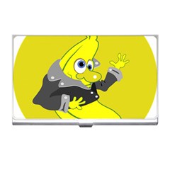 Funny Cartoon Punk Banana Illustration Business Card Holders by BangZart