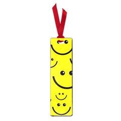 Digitally Created Yellow Happy Smile  Face Wallpaper Small Book Marks