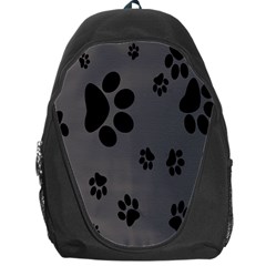 Dog Foodprint Paw Prints Seamless Background And Pattern Backpack Bag by BangZart