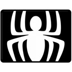 White Spider Double Sided Fleece Blanket (Large)  80 x60  Blanket Front