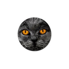 Cat Eyes Background Image Hypnosis Golf Ball Marker by BangZart