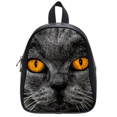 Cat Eyes Background Image Hypnosis School Bags (small)  by BangZart