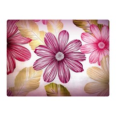 Flower Print Fabric Pattern Texture Double Sided Flano Blanket (mini) 