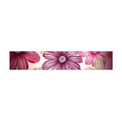 Flower Print Fabric Pattern Texture Flano Scarf (mini)