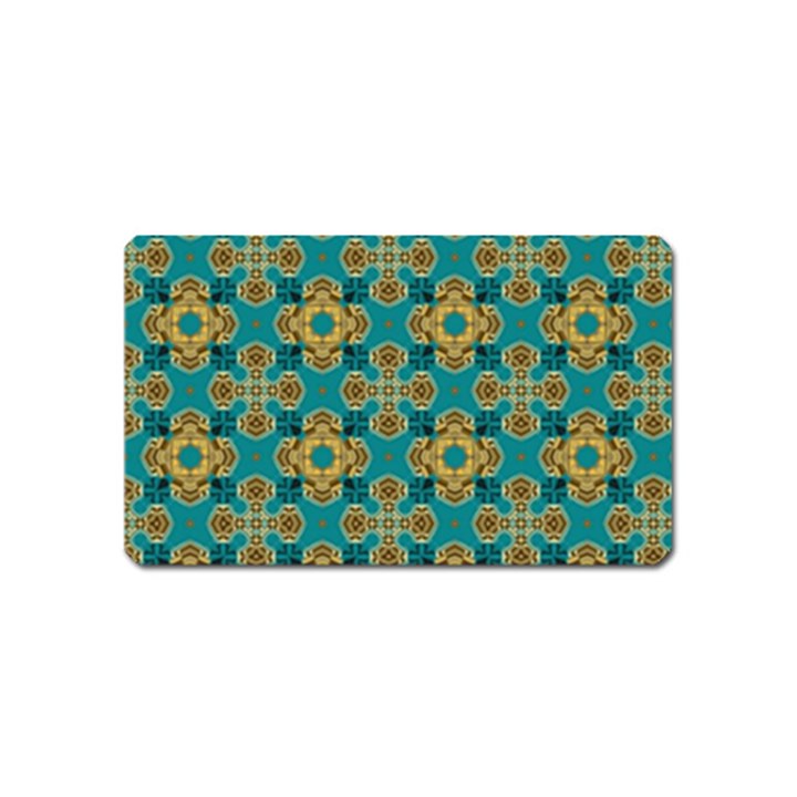 Vintage Pattern Unique Elegant Magnet (Name Card)