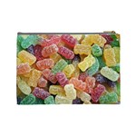 Jelly Beans Candy Sour Sweet Cosmetic Bag (Large)  Back