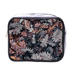 Leaf Leaves Autumn Fall Brown Mini Toiletries Bags by BangZart