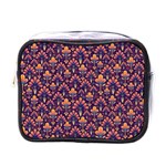 Abstract Background Floral Pattern Mini Toiletries Bags Front