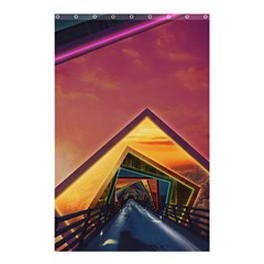 The Rainbow Bridge Of A Thousand Fractal Colors Shower Curtain 48  X 72  (small)  by jayaprime