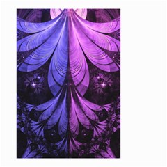 Beautiful Lilac Fractal Feathers Of The Starling Small Garden Flag (two Sides) by jayaprime