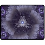 Amazing Fractal Triskelion Purple Passion Flower Fleece Blanket (Medium)  60 x50  Blanket Front