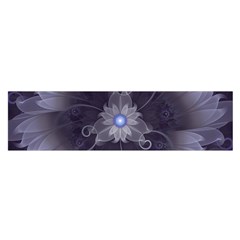 Amazing Fractal Triskelion Purple Passion Flower Satin Scarf (oblong) by jayaprime